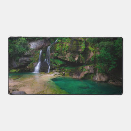Alfrombrillas De Escritorio Impresionante cascada Virje, Poster de Eslovenia