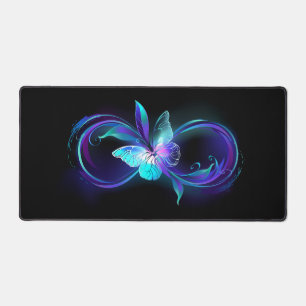 Alfrombrillas De Escritorio Infinito brillante con mariposa mágica