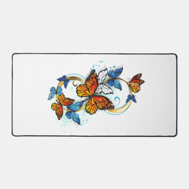 Alfrombrillas De Escritorio Infinity of Monarch Butterflies (Anverso)