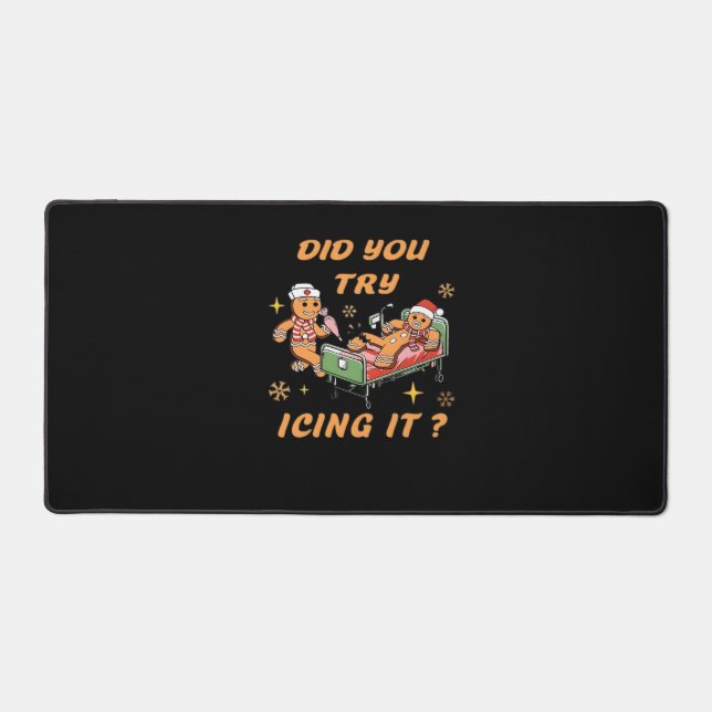 Alfrombrillas De Escritorio ¿Intentaste Igarlo, Navidades De Enfermeras, Ginge (Anverso)