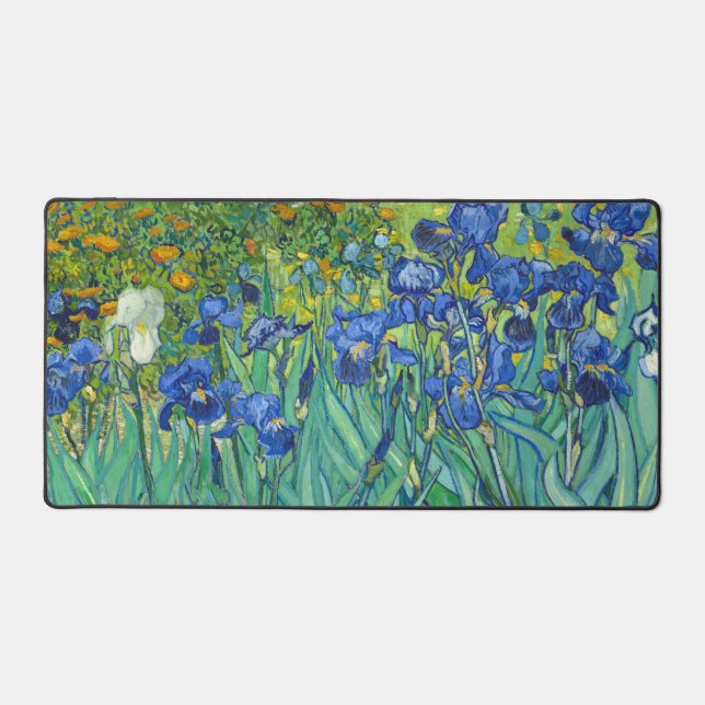 Alfrombrillas De Escritorio Irises de Van Gogh (Anverso)