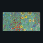 Alfrombrillas De Escritorio Jardín de granja con girasoles por Gustav Klimt<br><div class="desc">Visita mi tienda para un diseño más interesante y más elección de color => zazzle.com/colorfulworld*</div>