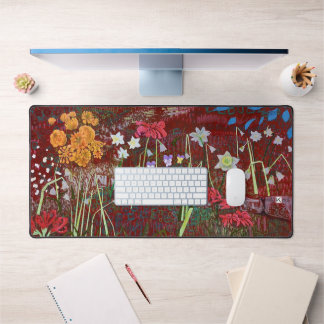 Alfrombrillas De Escritorio Jardín de Ladrie en rojo