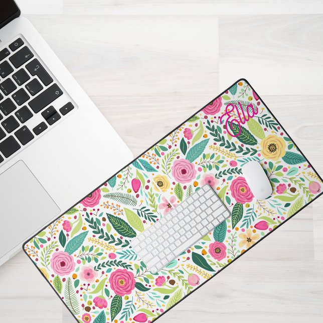 Alfrombrillas De Escritorio Jardín floral retro boho (Subido por el creador)