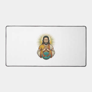 Alfrombrillas De Escritorio Jesús decepcionado Pelota de ejercicio desinflada