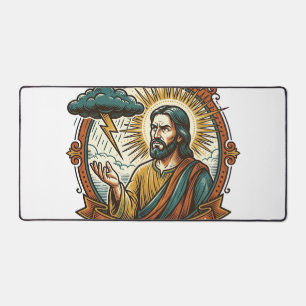 Alfrombrillas De Escritorio Jesús molesto Nube oscura de lluvia Relámpago Clim