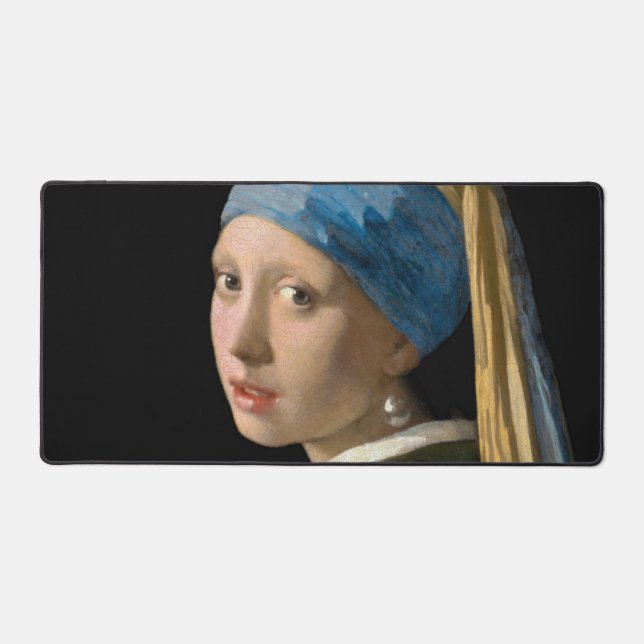 Alfrombrillas De Escritorio Johannes Vermeer, Chica de Pearl Earring (Anverso)
