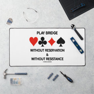 Alfrombrillas De Escritorio Juega al Bridge Sin Reserva Sin Resistencia