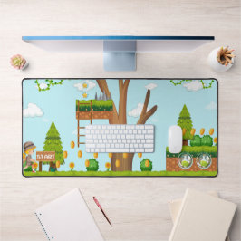 Alfrombrillas De Escritorio Juego en segundo plano Descroller Desk Mat