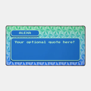 Alfrombrillas De Escritorio Juego retro Guay verde azul único