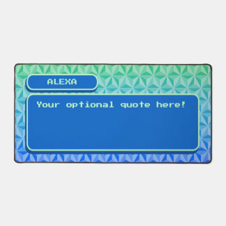 Alfrombrillas De Escritorio Juego retro Guay verde azul único