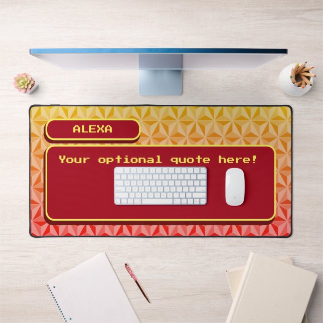 Alfrombrillas De Escritorio Juego retro único Naranja de Guay (Oficina 1)