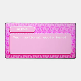 Alfrombrillas De Escritorio Juego único retro rosado