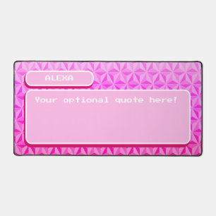Alfrombrillas De Escritorio Juego único retro rosado