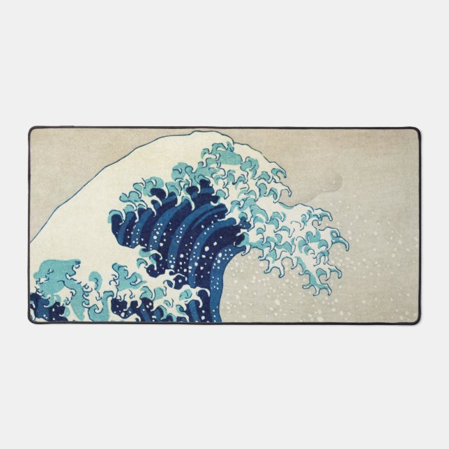 Alfrombrillas De Escritorio Katsushika Hokusai - La gran ola de Kanagawa (Anverso)