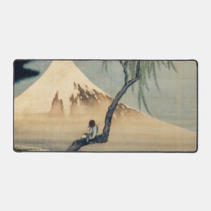 Alfrombrillas De Escritorio Katsushika Hokusai - Muchacho viendo el Monte Fuji