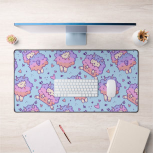 Alfrombrillas De Escritorio Kawaii Unicorn Sheep Desk Mat