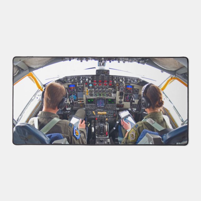 ALFROMBRILLAS DE ESCRITORIO KC-135R ESTRATÁNKER COCKPIT (Anverso)