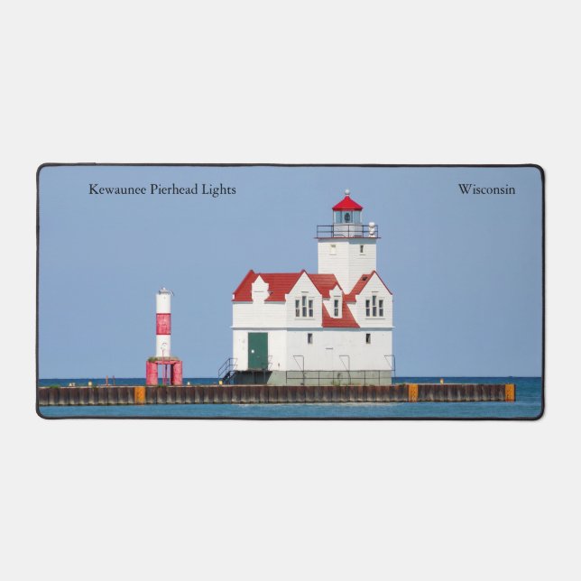 Alfrombrillas De Escritorio Kewaunee Pierhead Lights (Anverso)