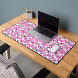 Alfrombrillas De Escritorio KiniArt Playful Westis Mota De Escritorio Rosa