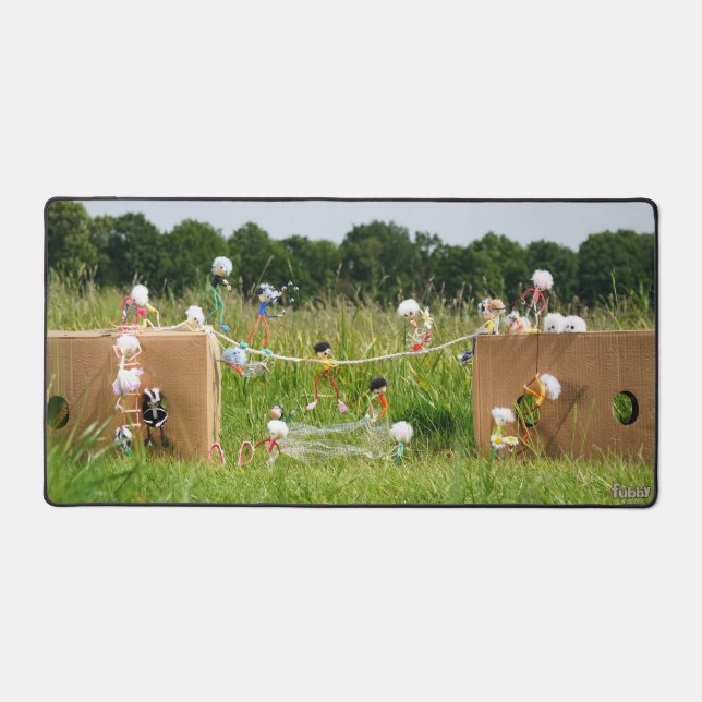 Alfrombrillas De Escritorio Koorddansende Fubby Poppetjes die balanseren (Anverso)