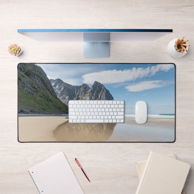 Alfrombrillas De Escritorio Kvalvika Lofoten Noruega (Oficina 1)