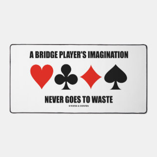 Alfrombrillas De Escritorio La Imaginación de un Jugador de Bridge Nunca se De