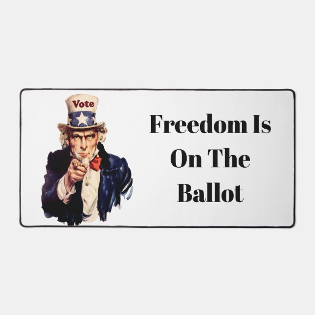 Alfrombrillas De Escritorio La Libertad Está En La Cédula Electoral 2026 (Anverso)