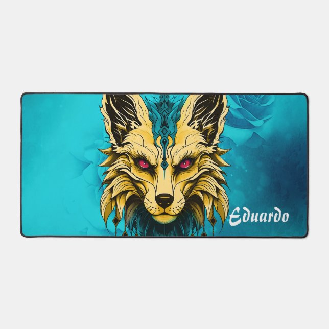 Alfrombrillas De Escritorio La misteriosa cabeza de zorro, noble y misterioso. (Anverso)