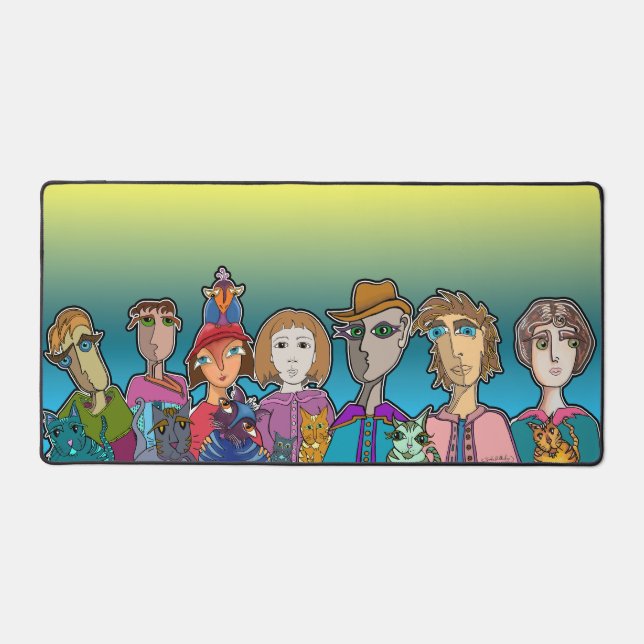 Alfrombrillas De Escritorio La pandilla y su gorra (Anverso)