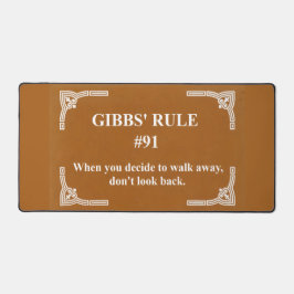 Alfrombrillas De Escritorio la regla 91 de Gibbs