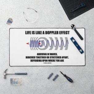 Alfrombrillas De Escritorio La vida es como un efecto Doppler que llega en ola
