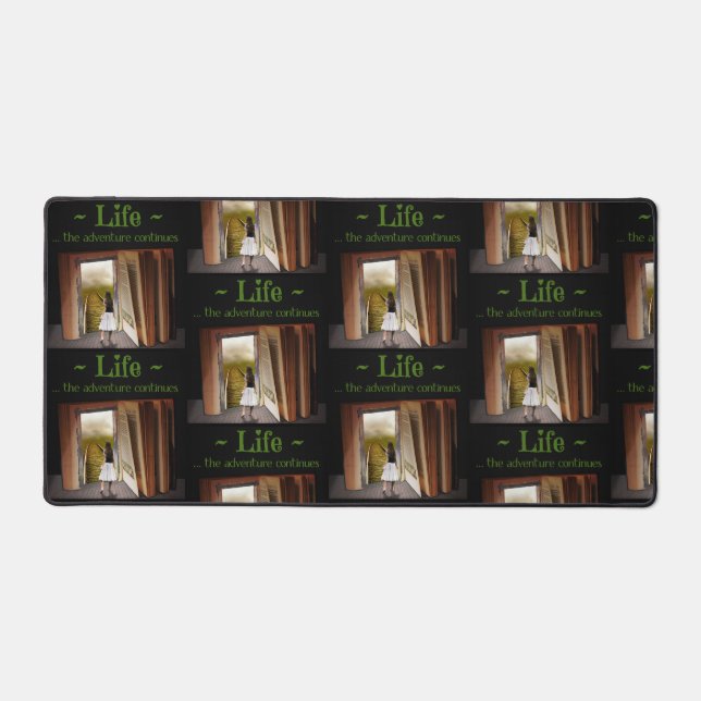 Alfrombrillas De Escritorio La vida, la aventura continúa (Anverso)