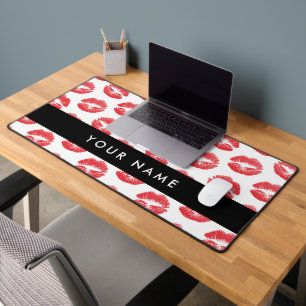 Alfrombrillas De Escritorio Labios rojos, besos, pintalabios, tu nombre, perso