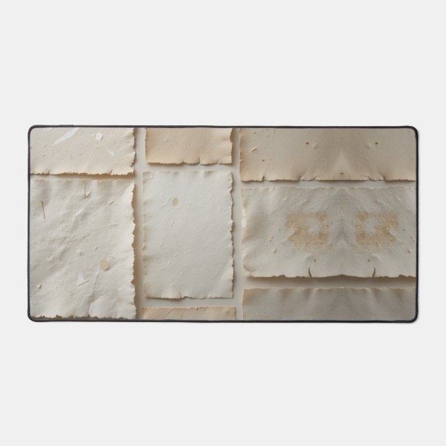 Alfrombrillas De Escritorio Lámina de papel manual texturizada (Anverso)