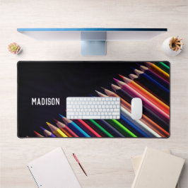Alfrombrillas De Escritorio Lápices de colores, tu nombre, profesional