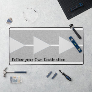 Alfrombrillas De Escritorio Las flechas grises de la alfombra de escritorio si