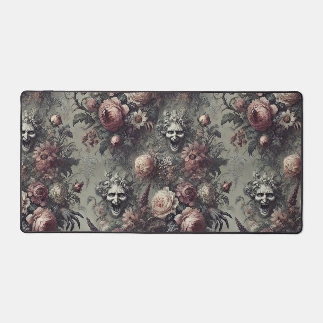 Alfrombrillas De Escritorio Laugh Lines - Floral gótica (Anverso)
