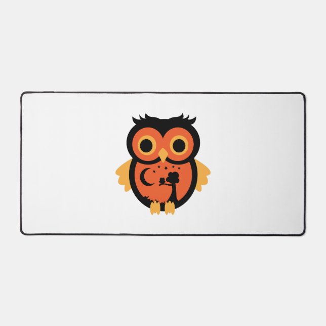 Alfrombrillas De Escritorio Lechuza Halloween (Anverso)
