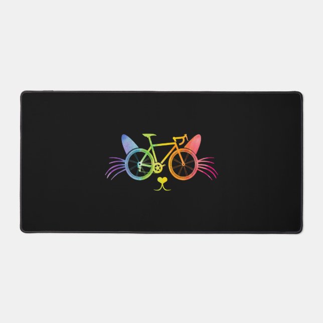 Alfrombrillas De Escritorio Lgbt de gato para bicicletas (Anverso)