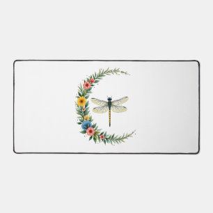 Alfrombrillas De Escritorio Libélula Boho Luna Creciente Signo de Paz Hippie D