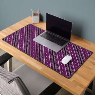 Alfrombrillas De Escritorio Lindos patrones ucranianos violetas decorativos