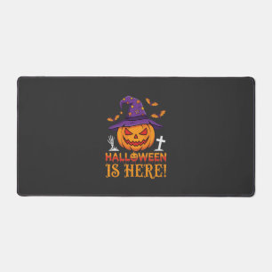 Alfrombrillas De Escritorio Llega Halloween Bruja Calabaza Vector