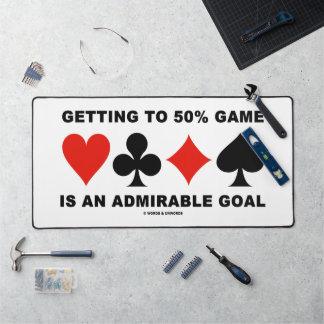 Alfrombrillas De Escritorio Llegar al 50% de juego es un objetivo admirable