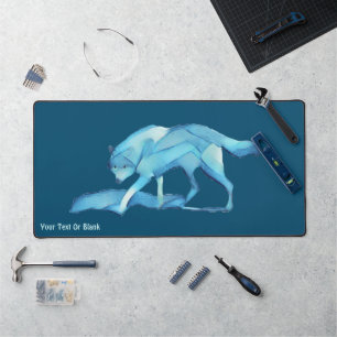 Alfrombrillas De Escritorio Lobo azul