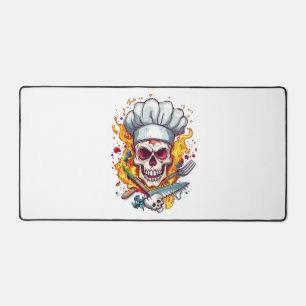 Alfrombrillas De Escritorio Locura de Chef Calavera � Cocina Divertida de Esqu