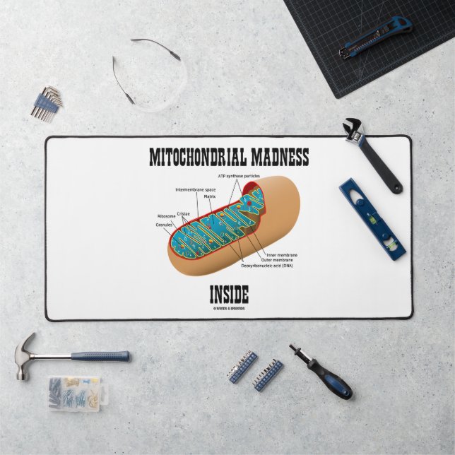 Alfrombrillas De Escritorio Locura mitocondrial dentro de la biología mitocond (Puesto de trabajo)