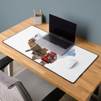 Alfrombrillas De Escritorio London 26.2 Marathoner Course Map Mouse Pad