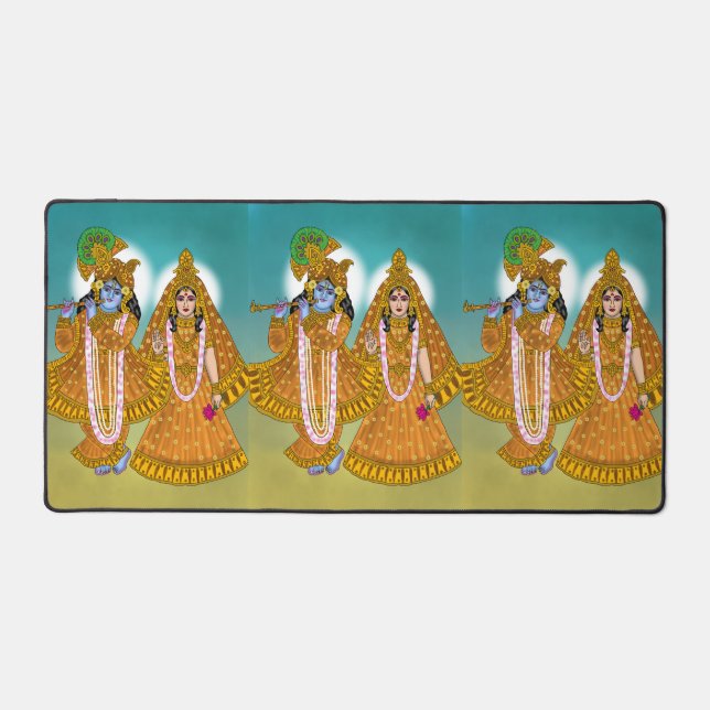 Alfrombrillas De Escritorio Lord Krishna Desk Mat (Anverso)