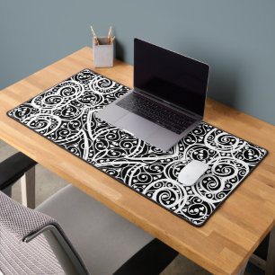Alfrombrillas De Escritorio Los corazones blancos negros cortos adoran el dise